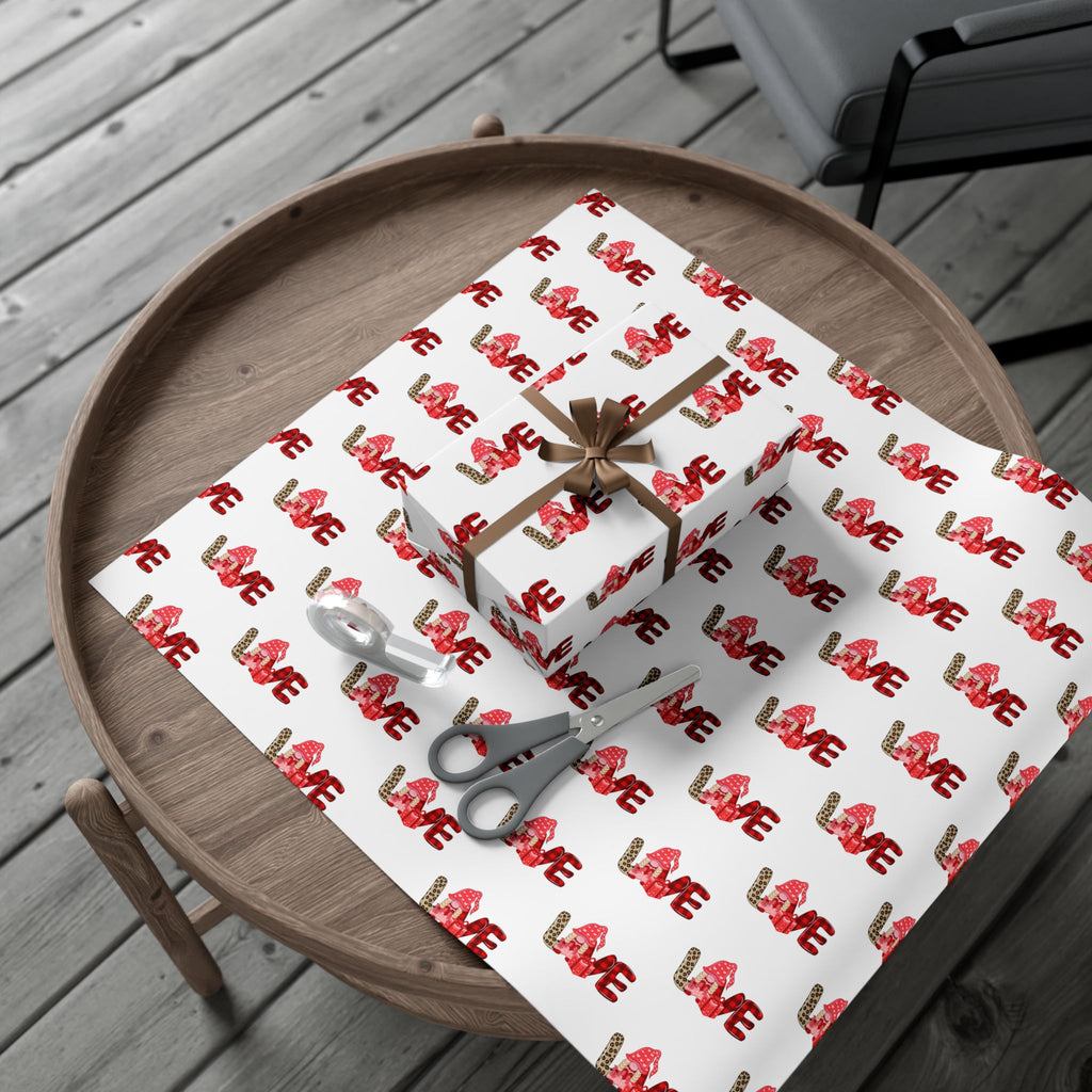 Love Gift Wrap Paper