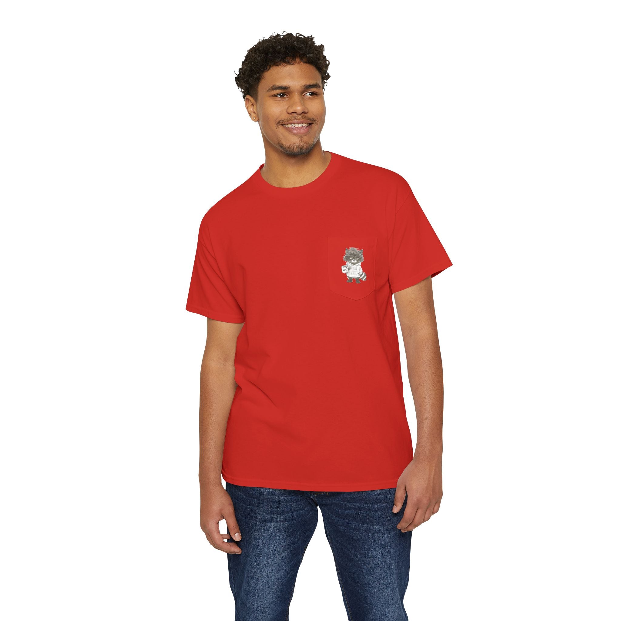 Grumpy Raccoon Pocket Tee