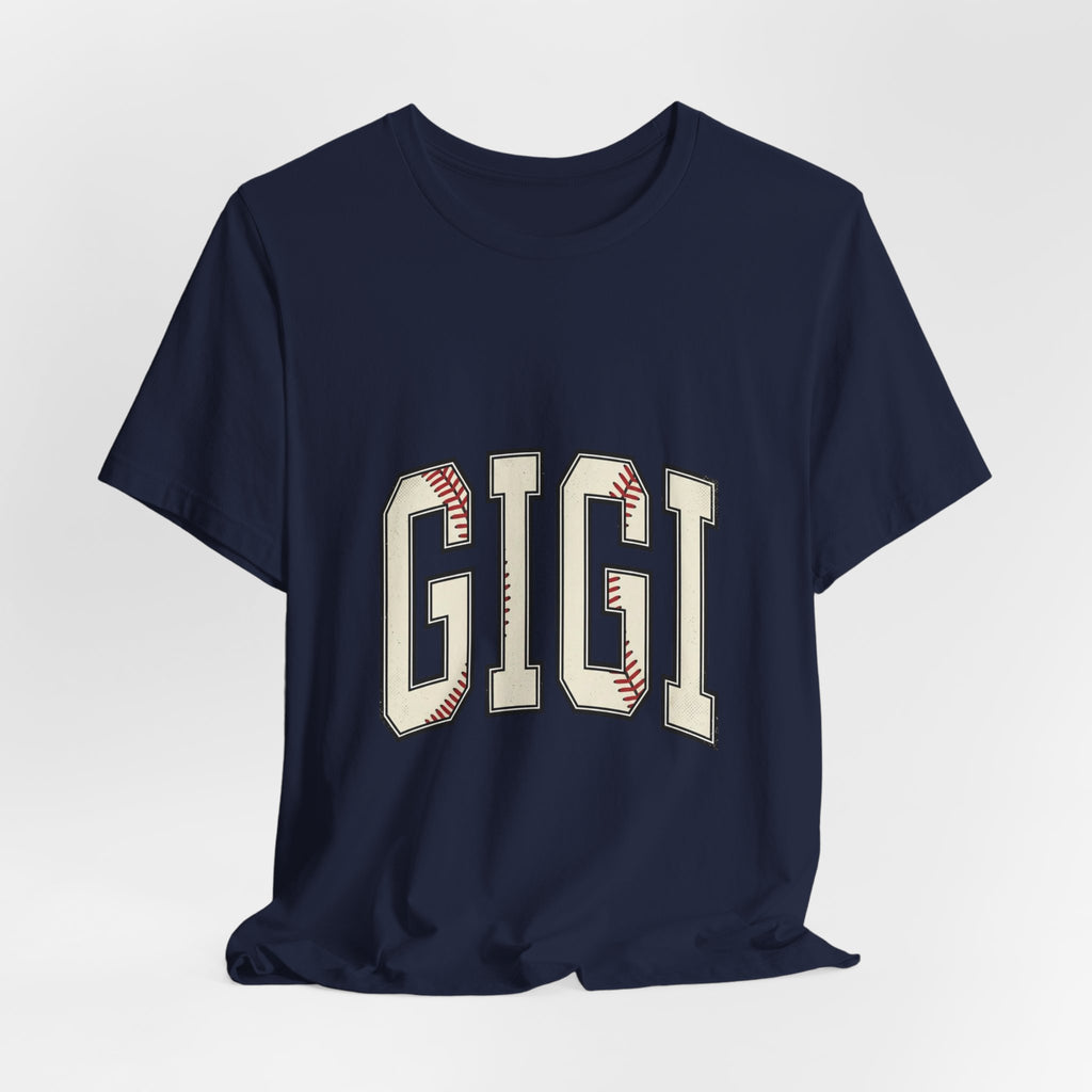 GIGI Baseball Varsity Tee | Family Fan Shirt