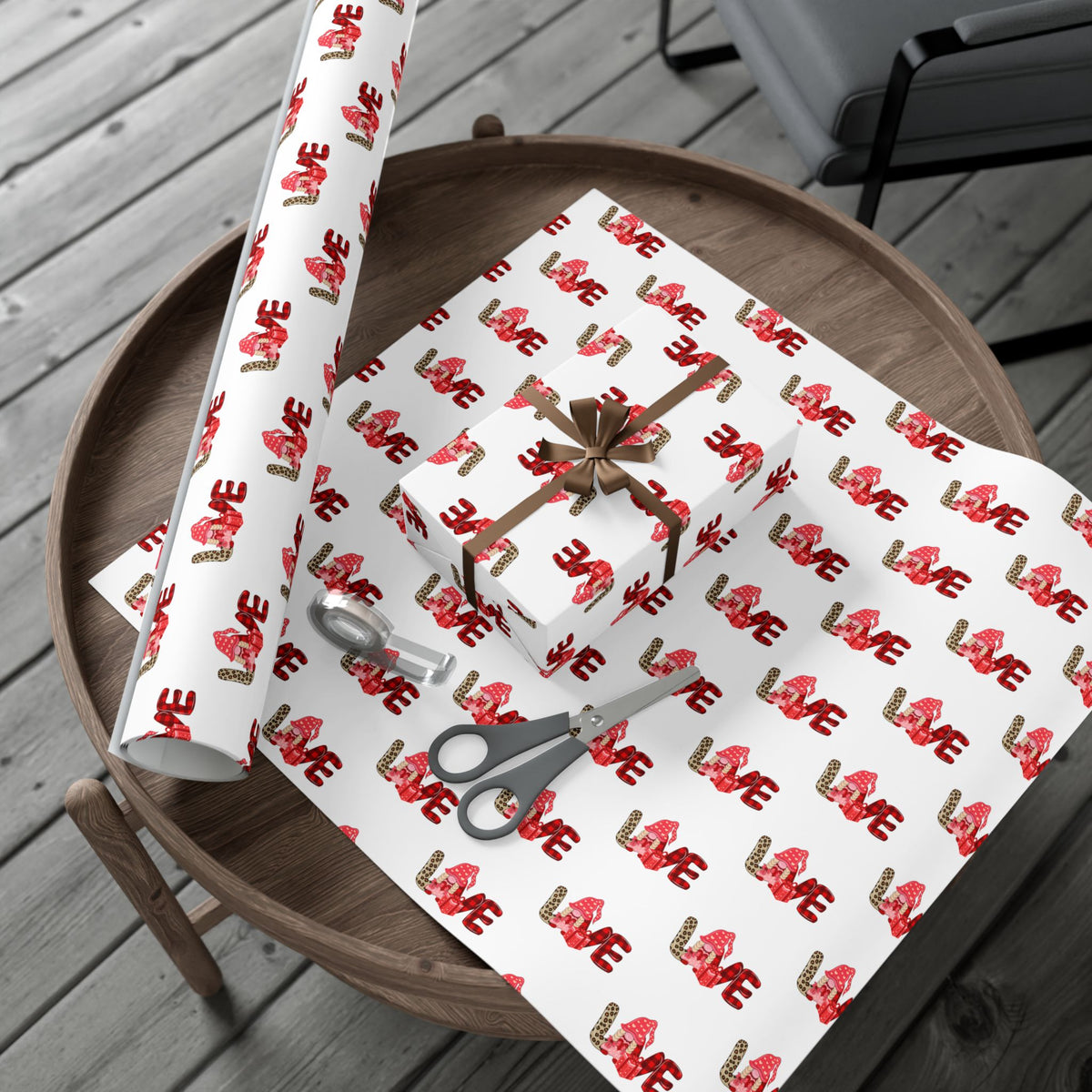 Love Gift Wrap Paper