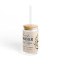 Glass Can Tumbler – "Found Another Cup of Coffee" 16oz Straw Mug