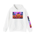 Neon Jack-O’-Lantern Halloween Hoodie | Spooky Pumpkin Graphic Sweatshirt