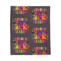 Cute Neon Ghosts Halloween Throw