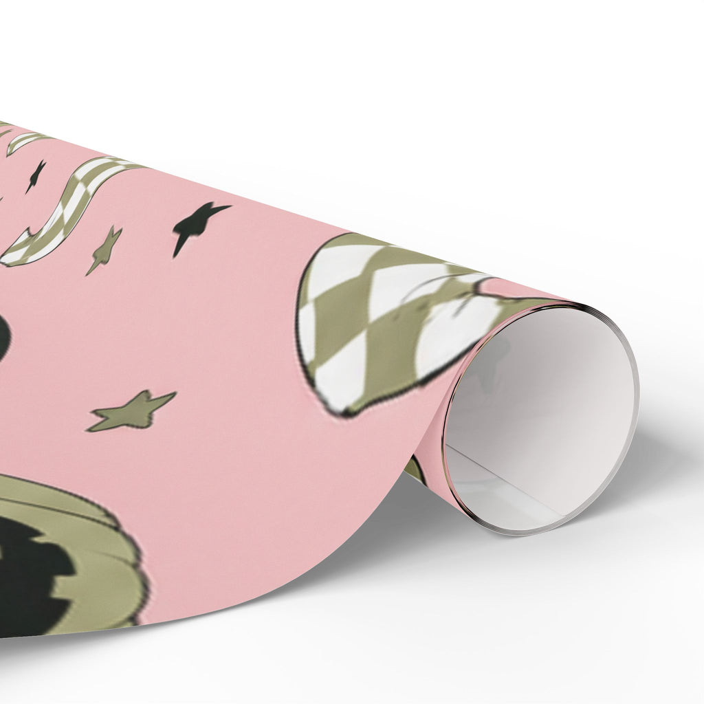 Pink Spooky Gift Wrap