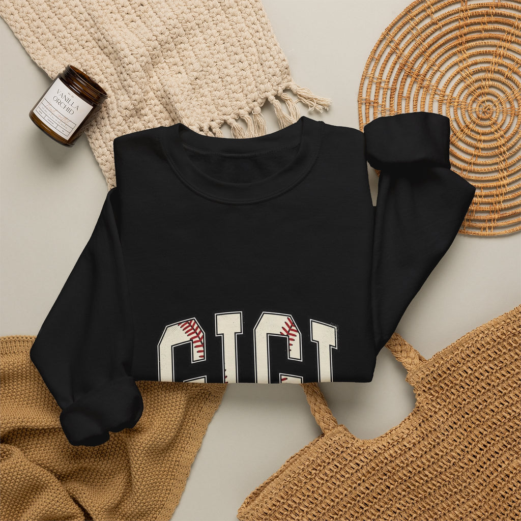 GIGI Varsity Baseball Stitching Sweatshirt | Baseball Fans, Mom Grandma