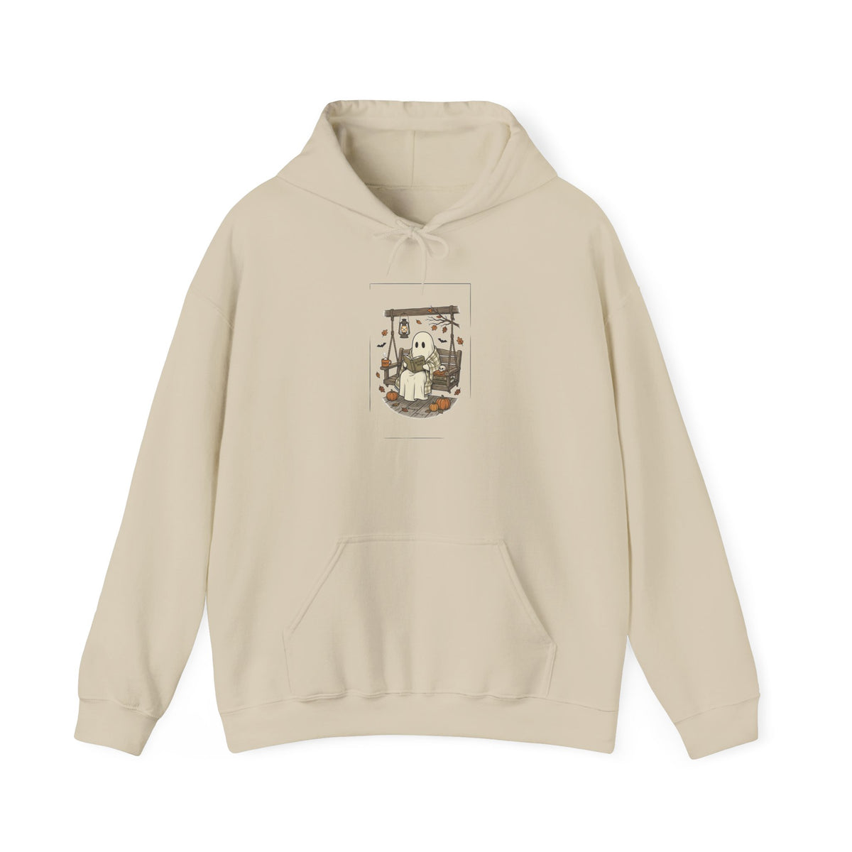Ghost Reading in Armchair Hoodie | Spooky Reader, Candlelit Library