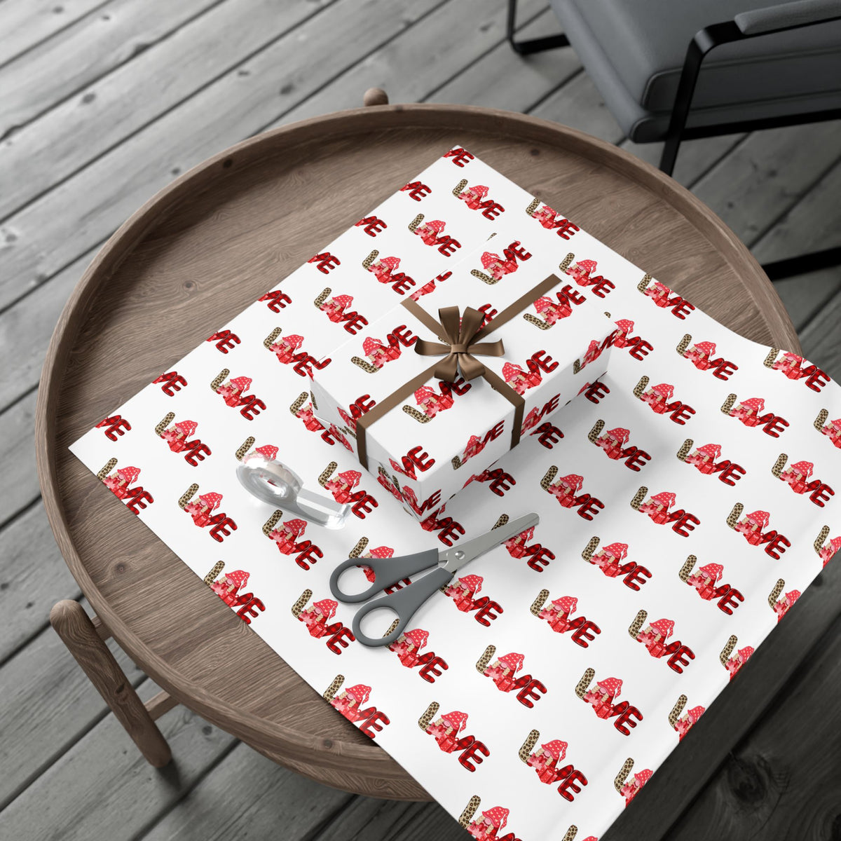 Love Gift Wrap Paper