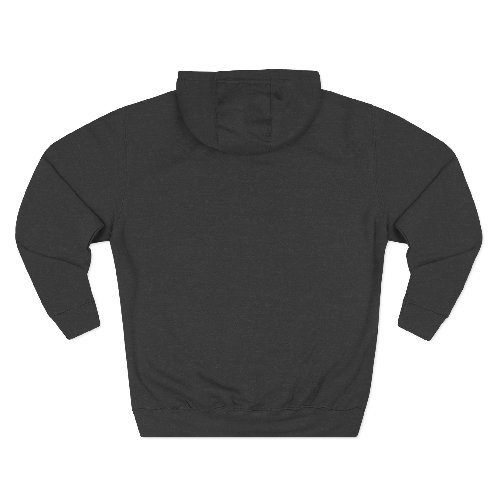 Ghost Trio Hoodie — Cute Halloween Fleece Pullover with Moon