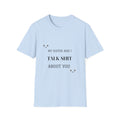 T-Shirt — "My Sister And I Talk Shit About You" Funny Sibling Tee