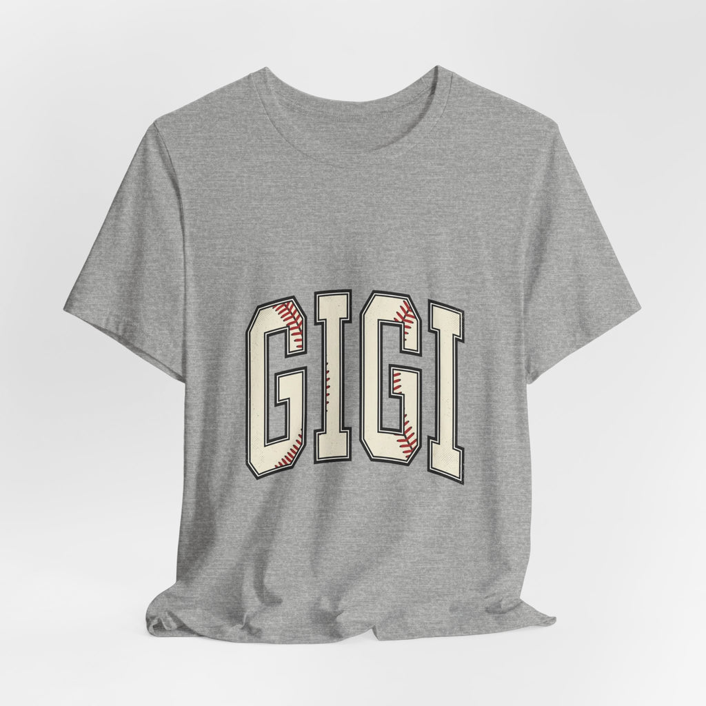GIGI Baseball Varsity Tee | Family Fan Shirt