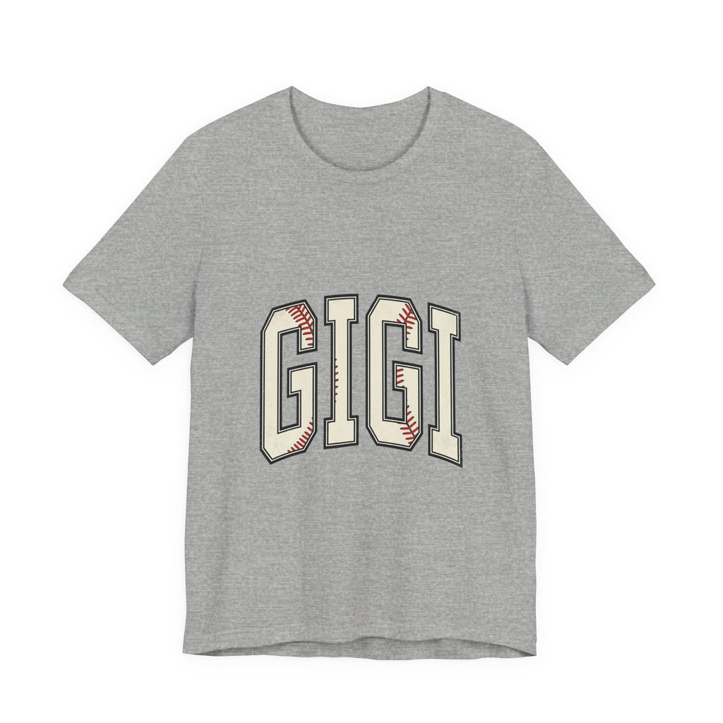 GIGI Baseball Varsity Tee | Family Fan Shirt
