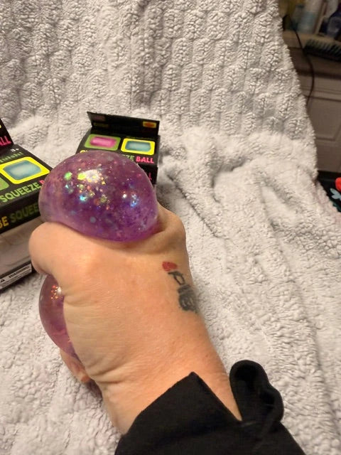 Cube Squeeze Ball - Sensory Stress Relief Fidget Toy Random Color