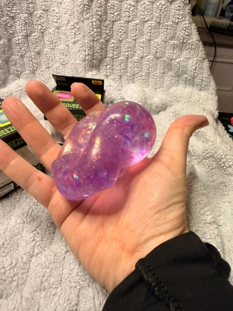 Cube Squeeze Ball - Sensory Stress Relief Fidget Toy Random Color