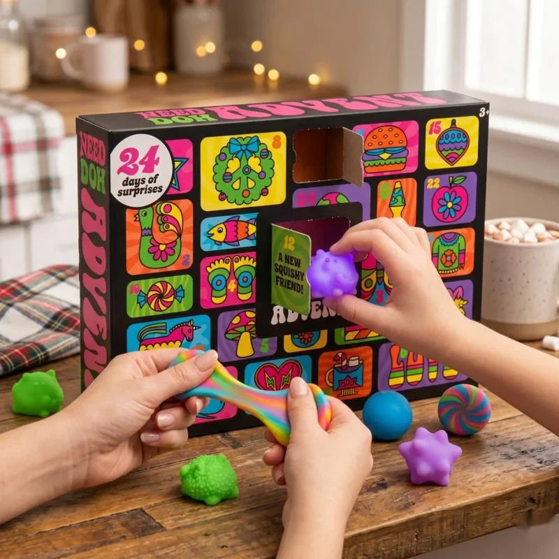 Needoh Advent Calendar Squishy Toy Countdown Calendar