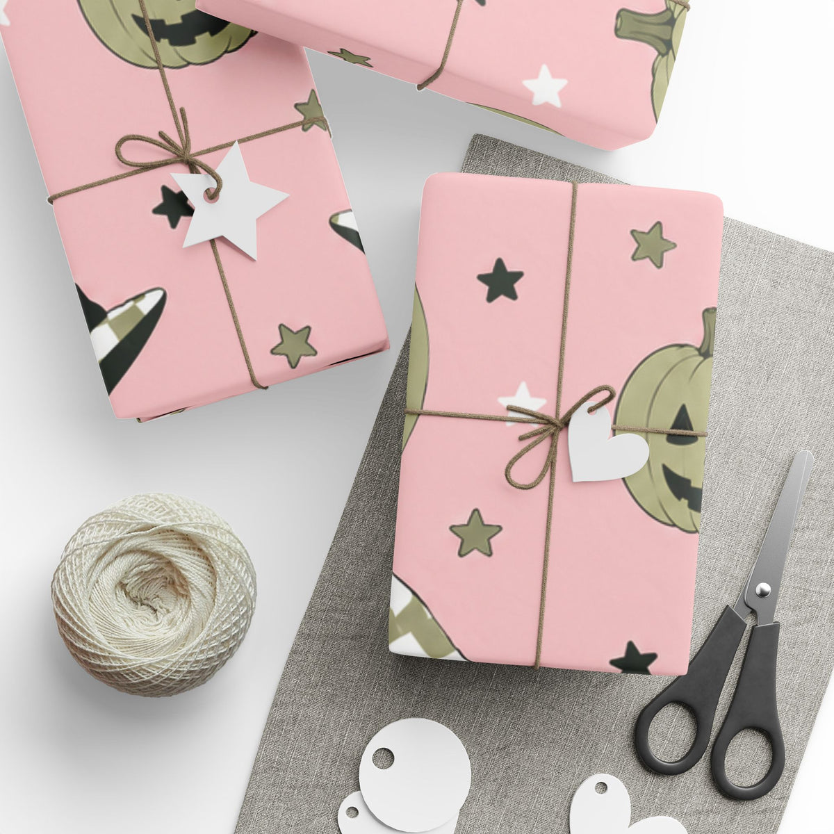 Pink Spooky Gift Wrap