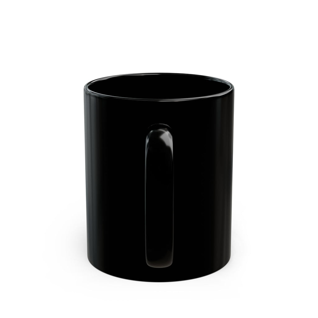 Cute 'Gigi' Ghost Night Black Mug — Halloween Gothic Kawaii Coffee Cup