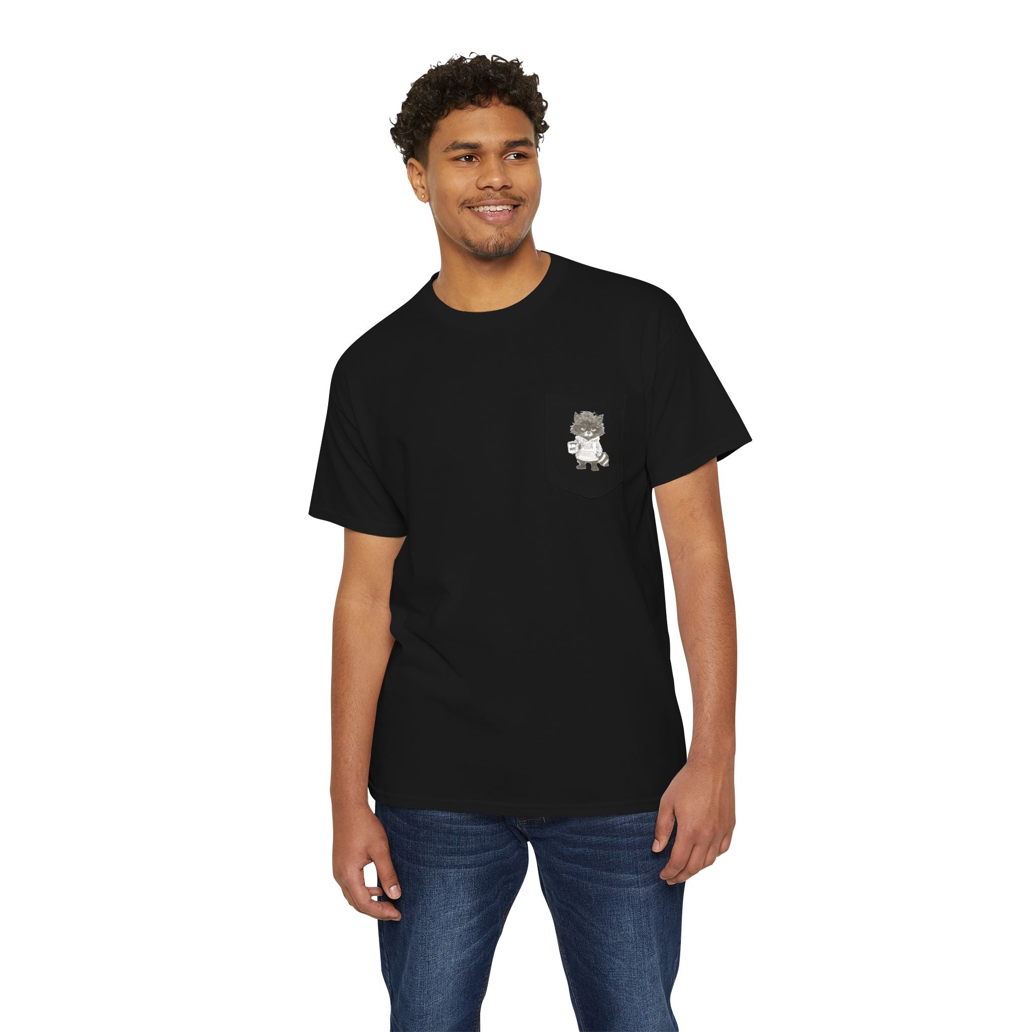 Grumpy Raccoon Pocket Tee