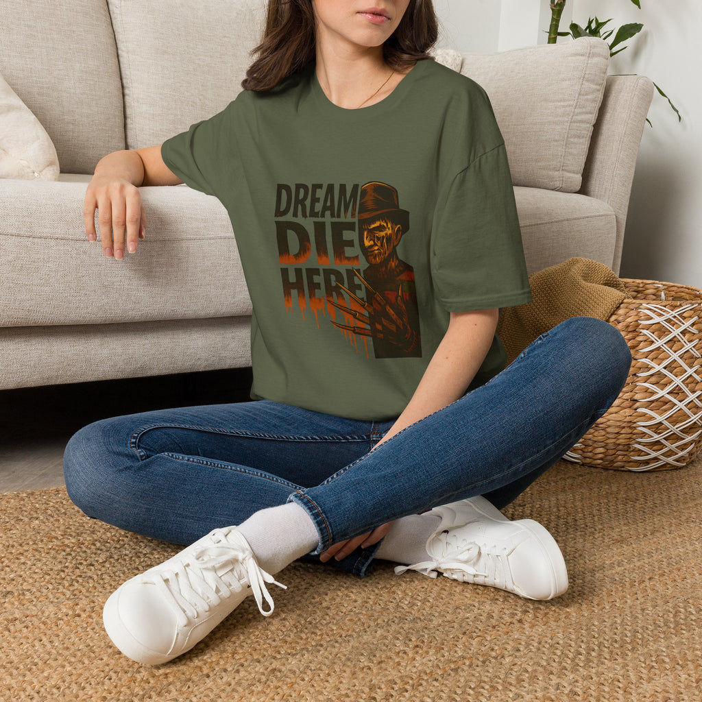 💀Dreams Die Here Horror T-Shirt | Retro Spooky Graphic Tee