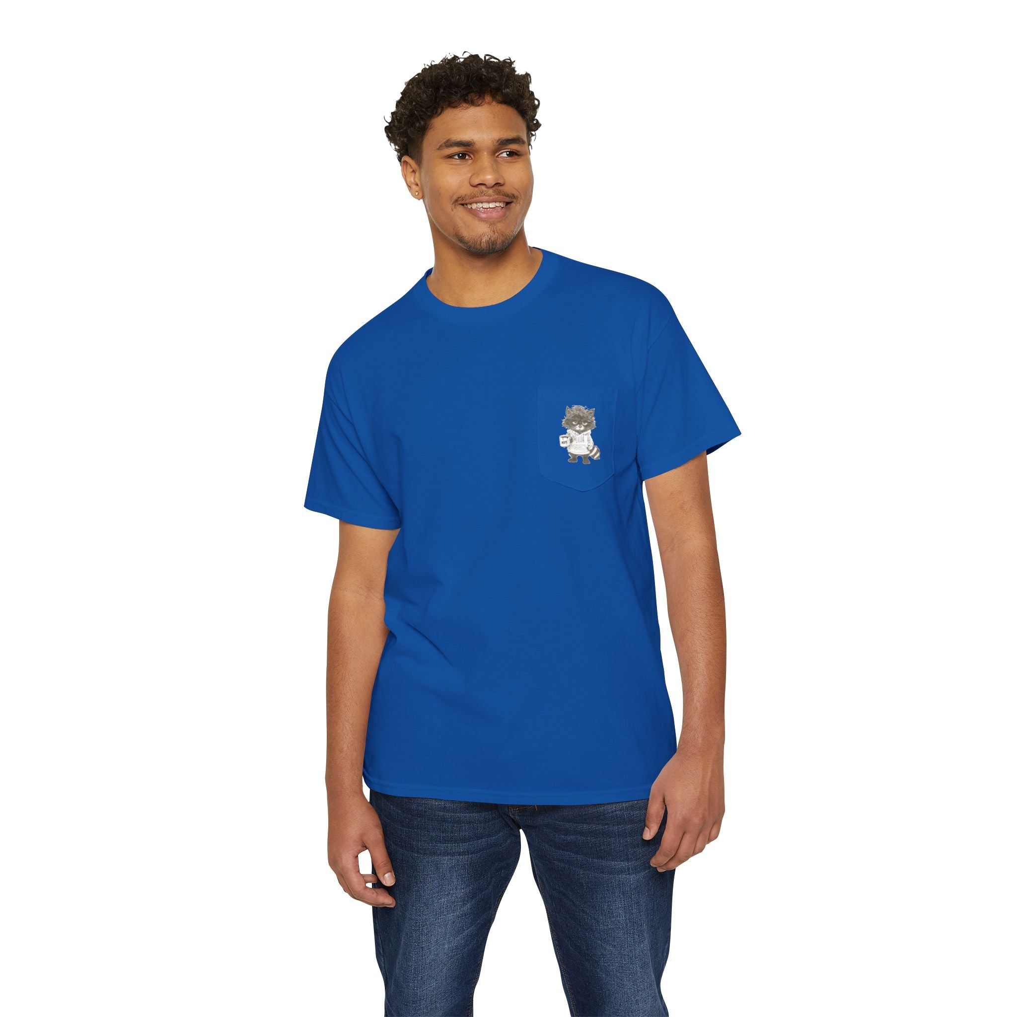 Grumpy Raccoon Pocket Tee