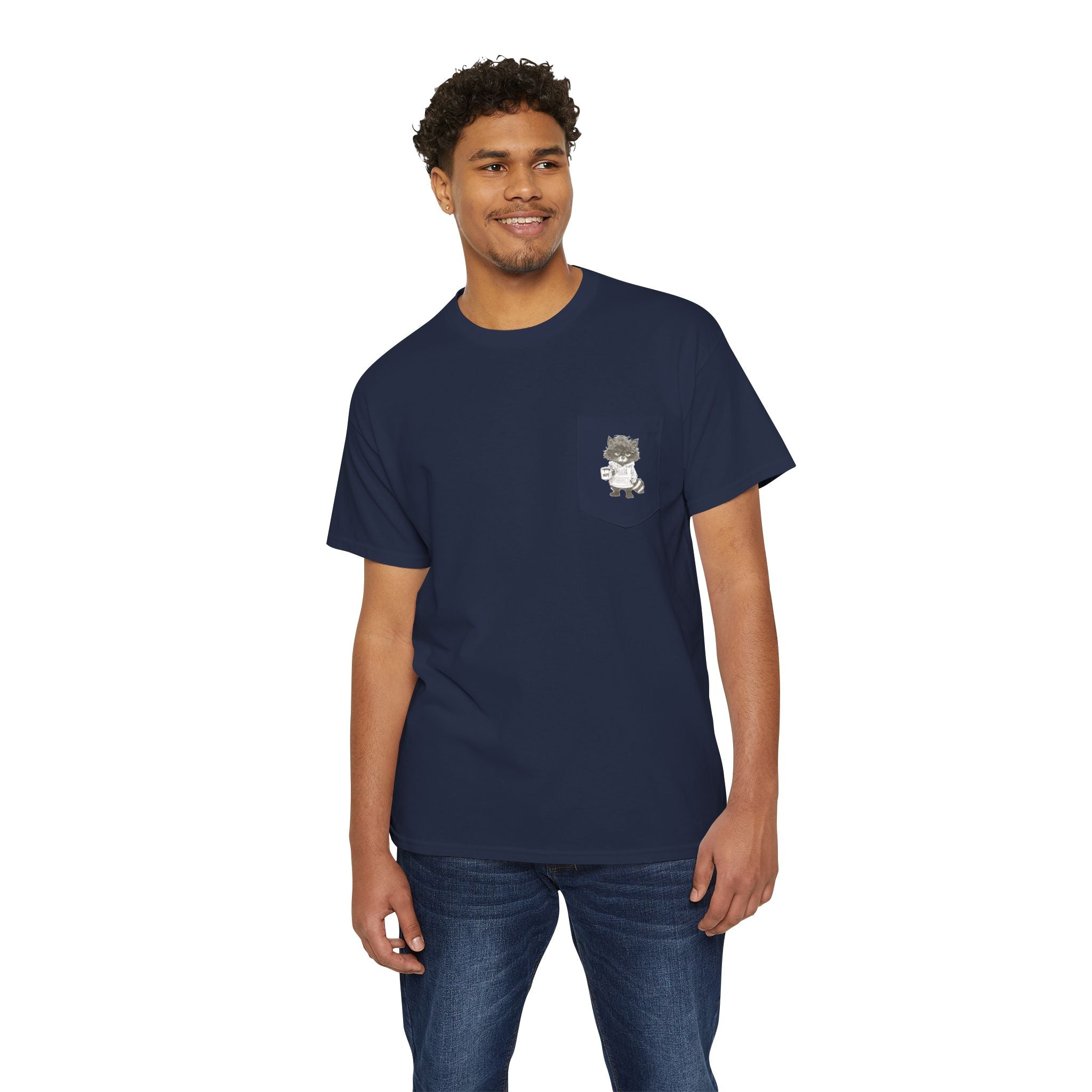 Grumpy Raccoon Pocket Tee