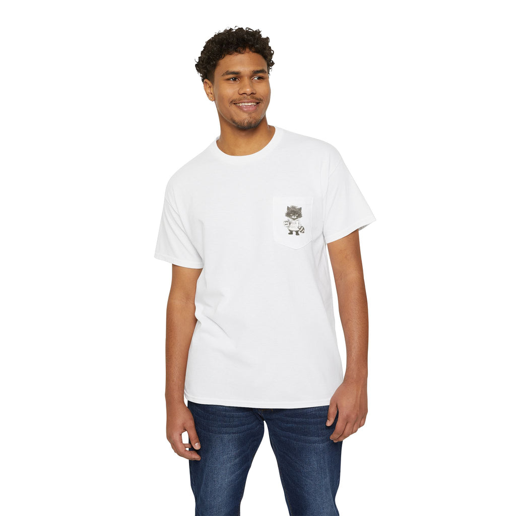 Grumpy Raccoon Pocket Tee