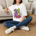 Cute Ghost Halloween T-Shirt | Pink Bow Spooky Graphic Tee