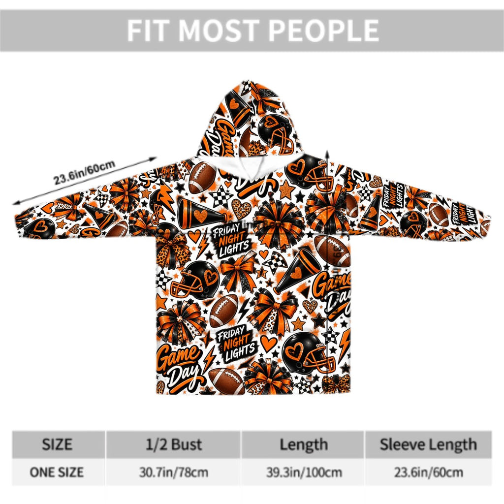 Adult Blanket Hoodie - Game Day