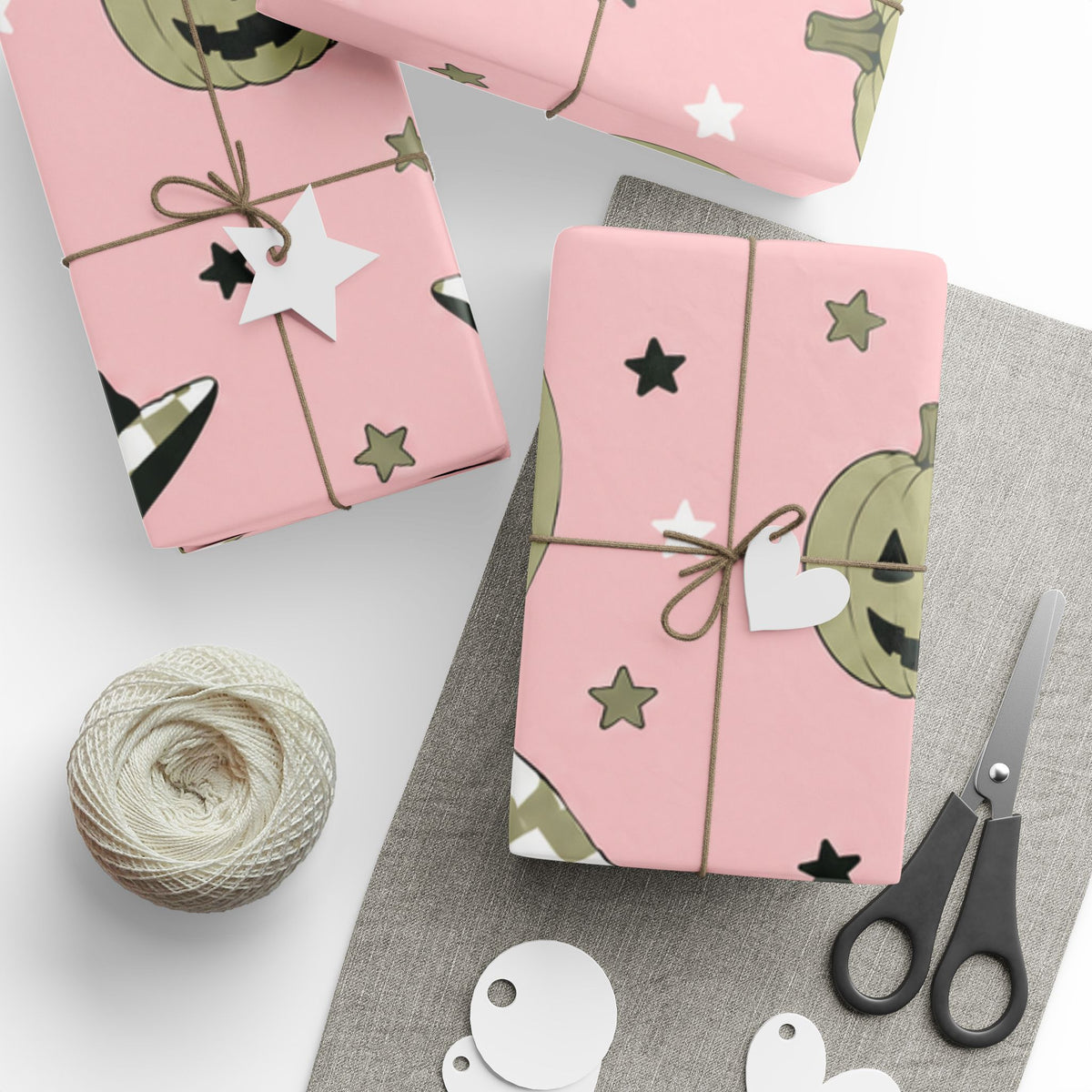 Pink Spooky Gift Wrap