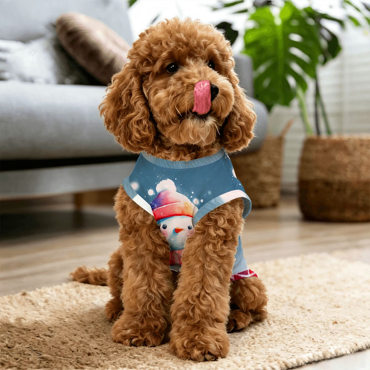Dog Cooling Vest - Snowman