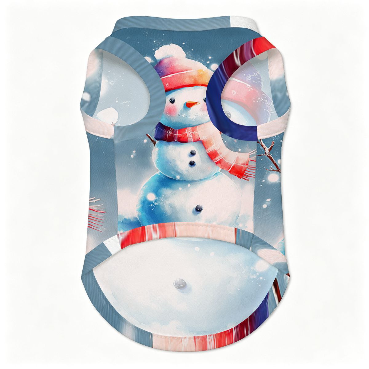 Dog Cooling Vest - Snowman