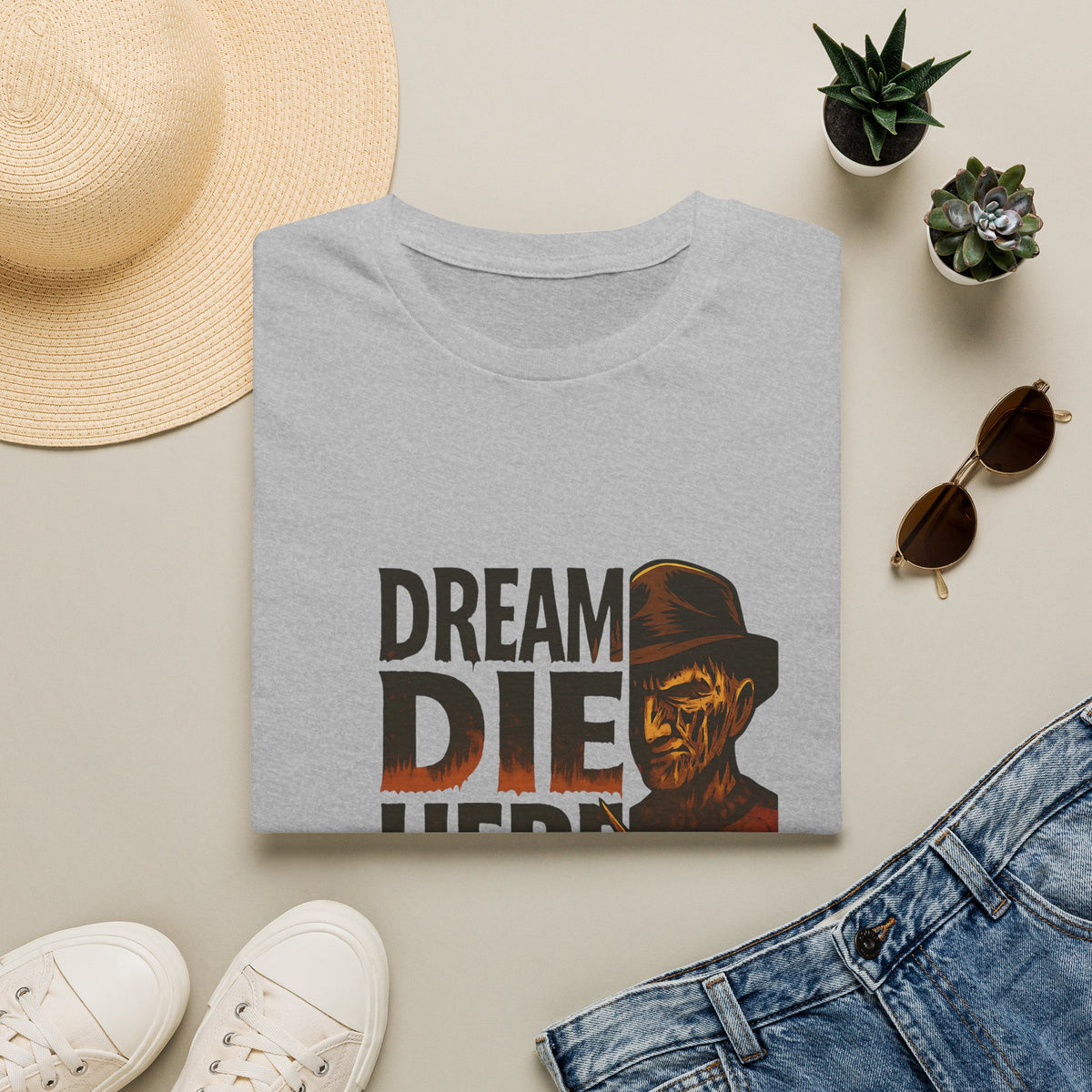 💀Dreams Die Here Horror T-Shirt | Retro Spooky Graphic Tee