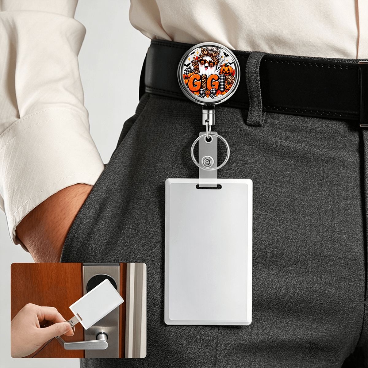 Halloween GiGi Retractable Badge Reel 🎃