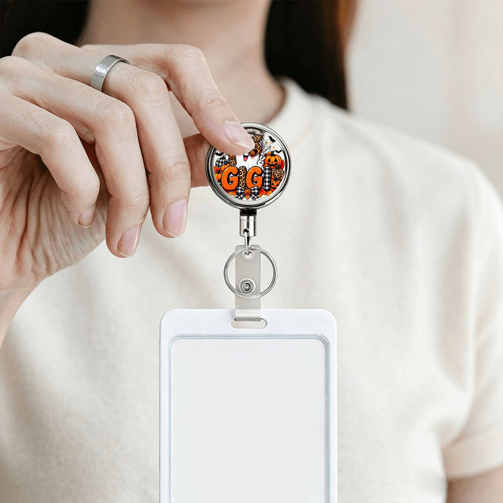 Halloween GiGi Retractable Badge Reel 🎃