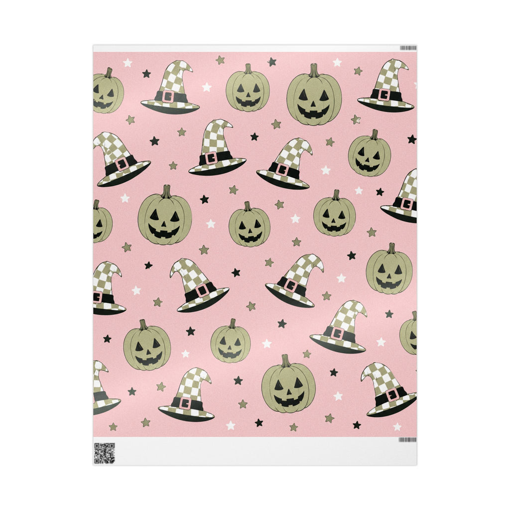 Pink Spooky Gift Wrap
