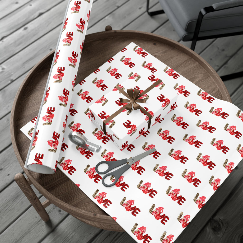 Love Gift Wrap Paper