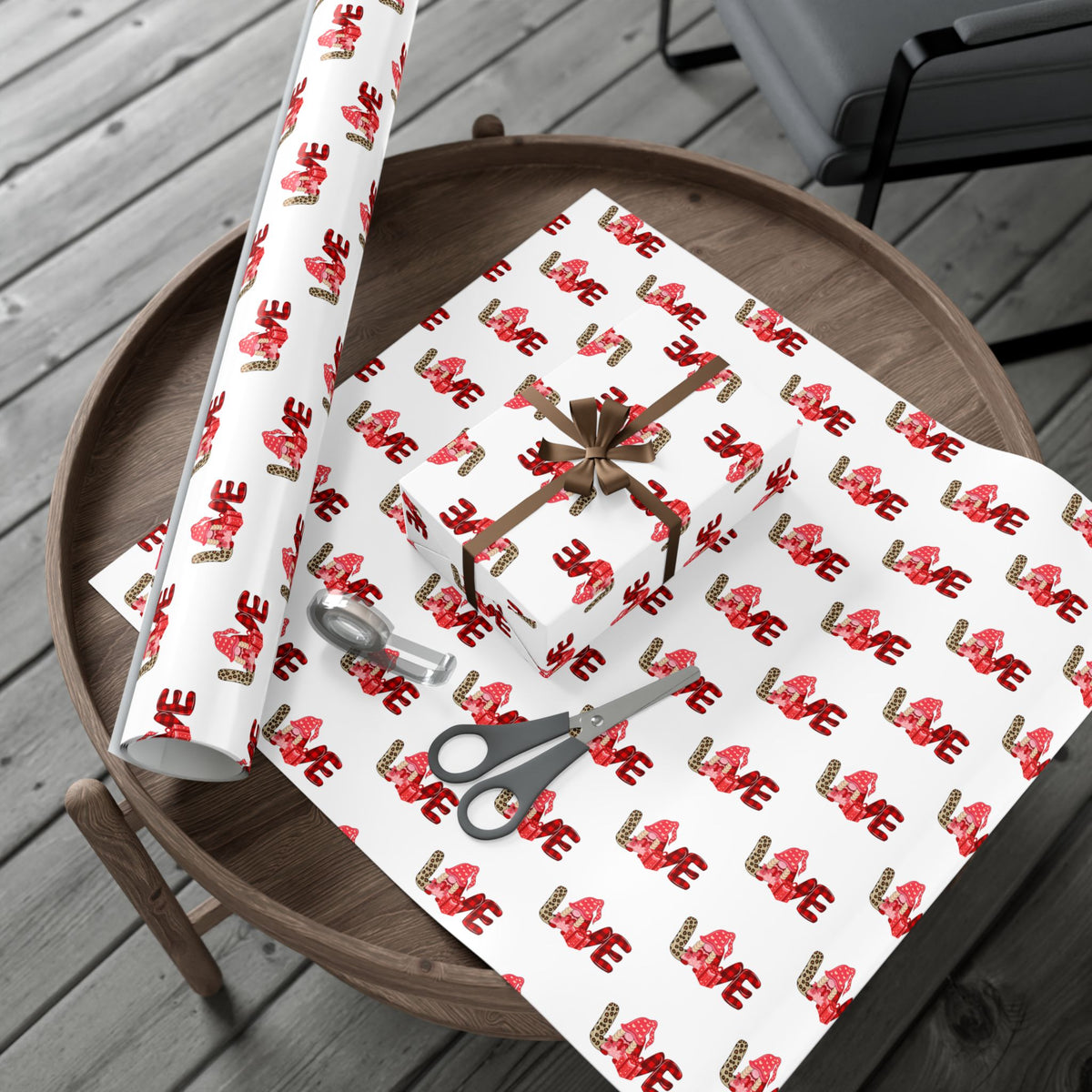 Love Gift Wrap Paper