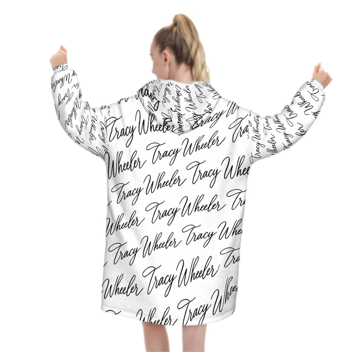 Custom Hoodie Blanket - Tracy Wheeler