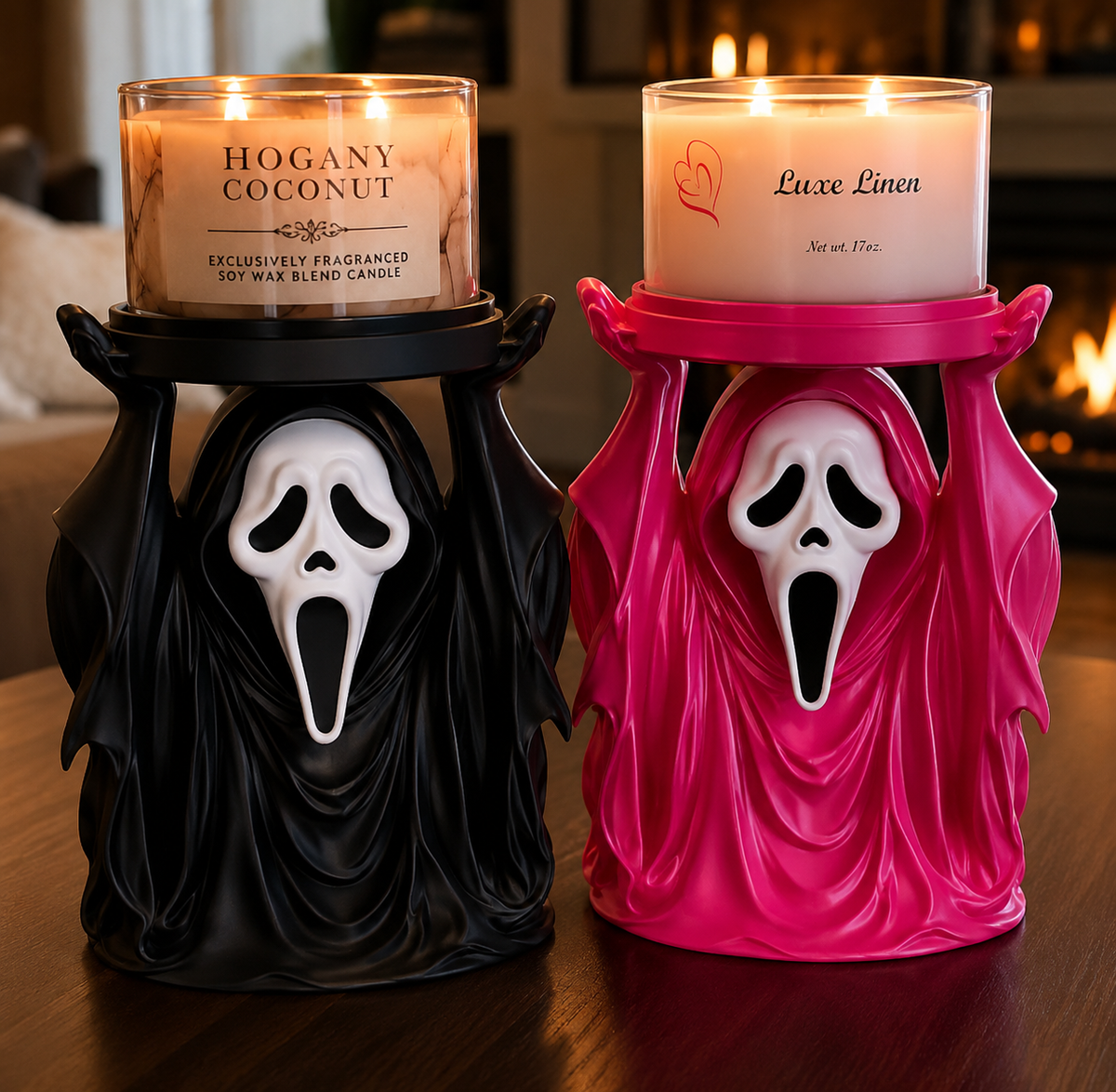 Ghost Face Candle Holder - PREORDER