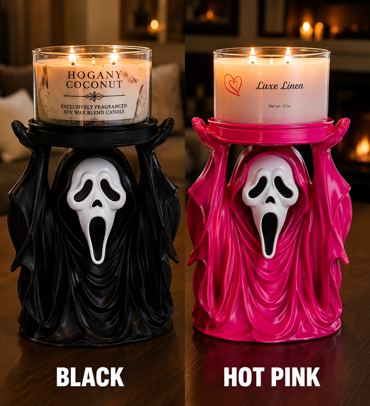Ghost Face Candle Holder - PREORDER