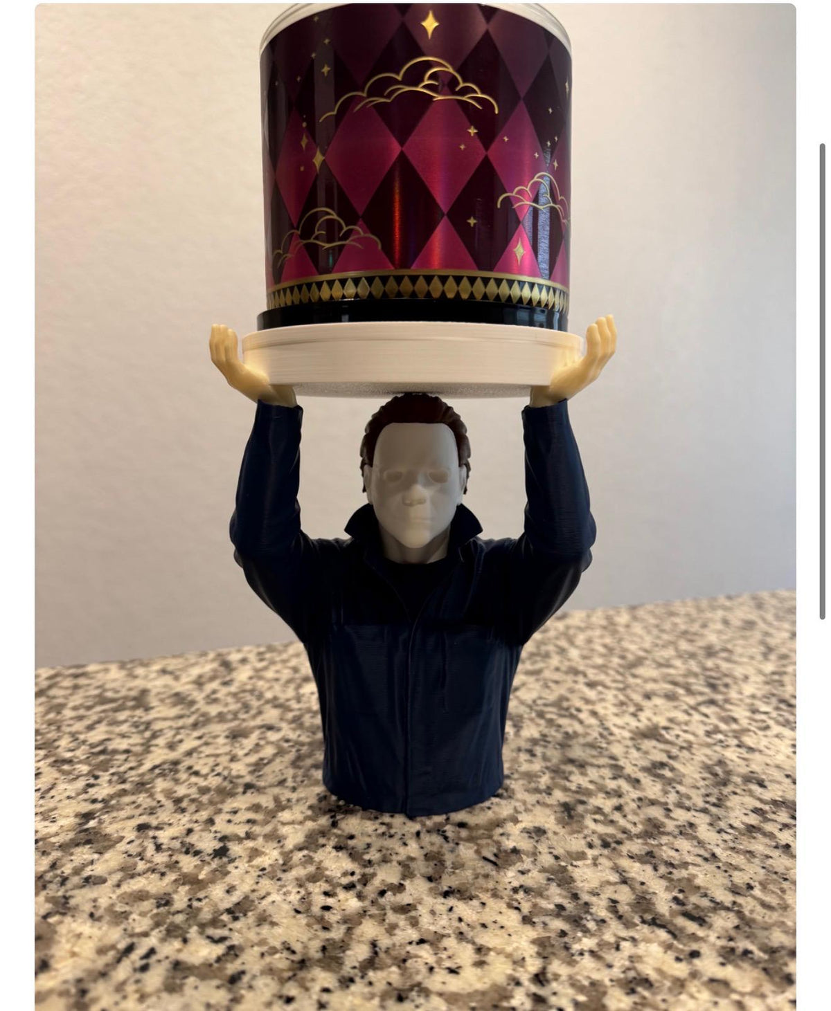 Michael Myers Candle Holder – Halloween Décor 🎃🔪 ( PREORDER )