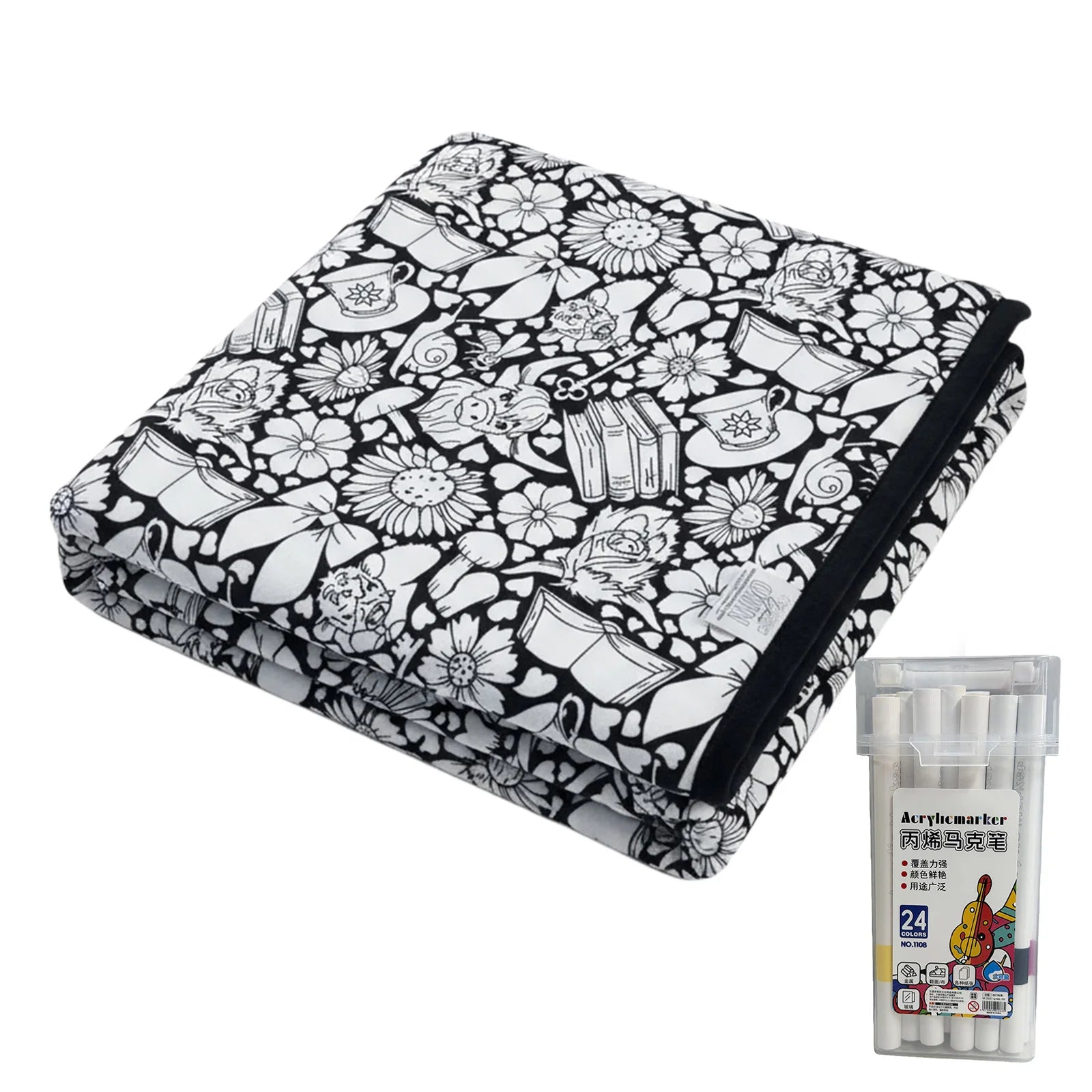 Color Your Calm™ Adult Coloring Blanket Kit