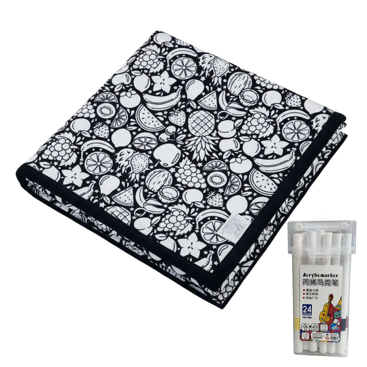 Color Your Calm™ Adult Coloring Blanket Kit