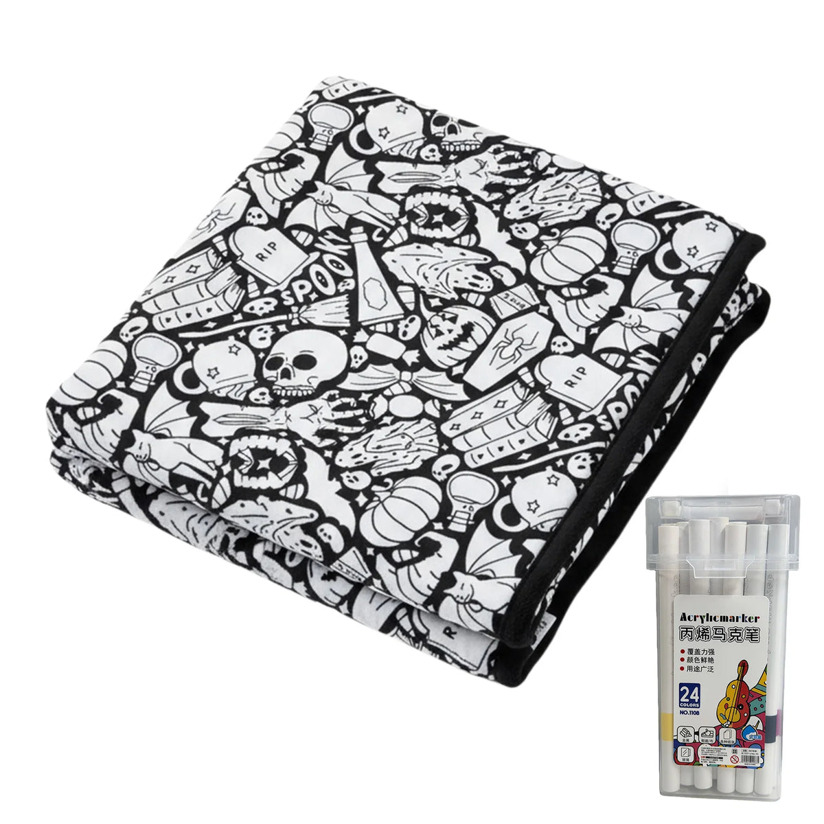 Color Your Calm™ Adult Coloring Blanket Kit