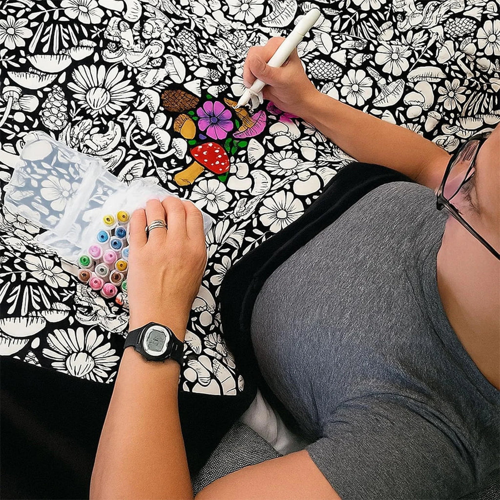 Color Your Calm™ Adult Coloring Blanket Kit
