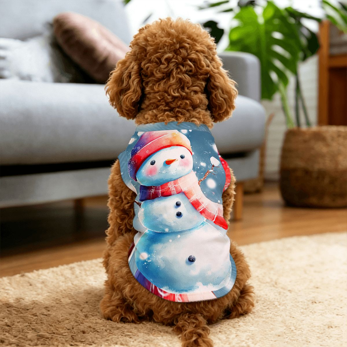 Dog Cooling Vest - Snowman