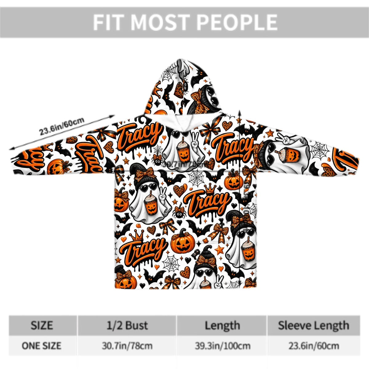 Adult Blanket Hoodie - Custom Designs Available
