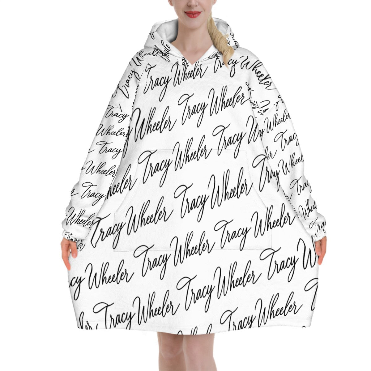 Custom Hoodie Blanket - Tracy Wheeler