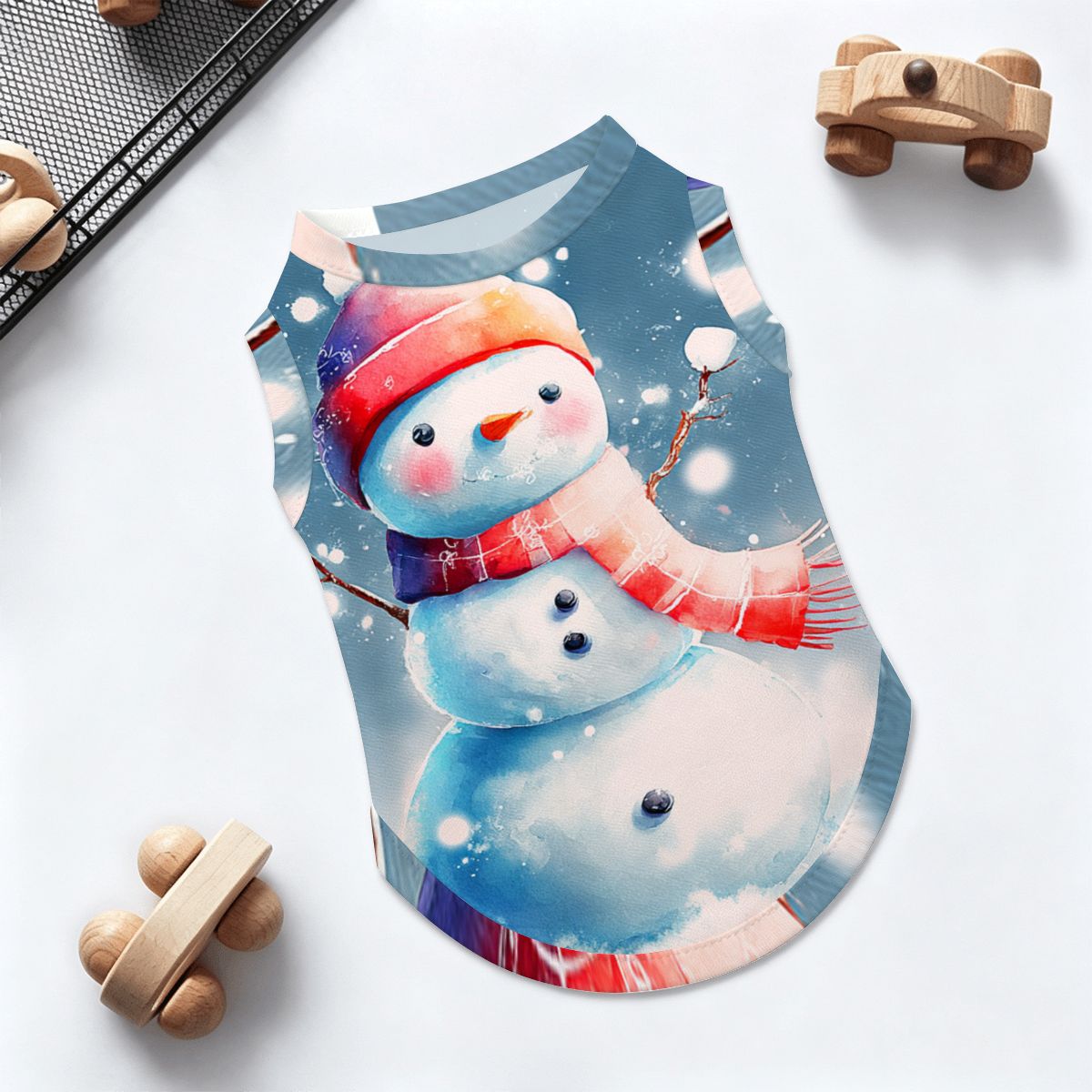 Dog Cooling Vest - Snowman