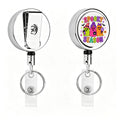 Spooky Season Ghost Badge Reel – Cute Halloween Badge Holder