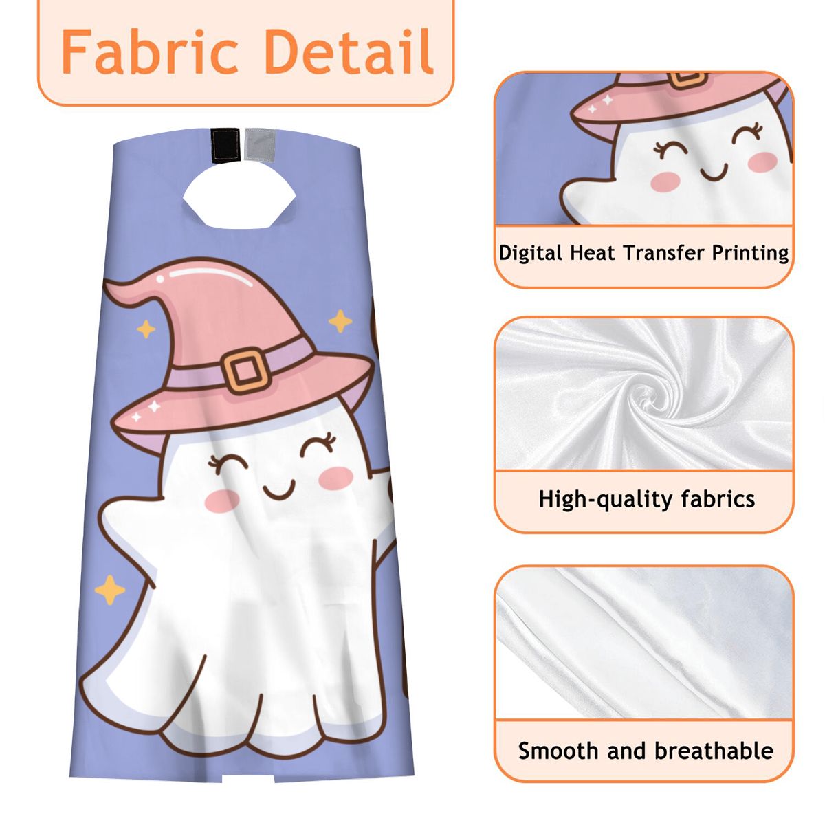 Kids Halloween Wizard Cape & Hat Set |  Witch Costume
